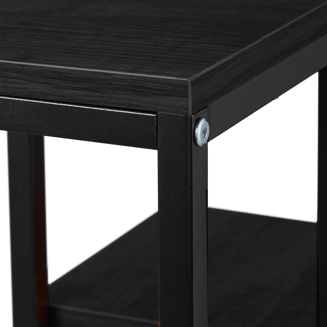 Relaxdays Blumentreppe, 4 Ablagen, HxBxT: 80 x 40 x 40 cm, platzsparend, Stahl und MDF, Design Blume