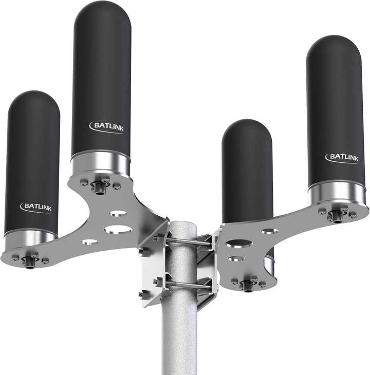 BATLINK MAO5GV2-4 4x4 MIMO Marine Grade (IP66) 5G Antenne inkl. 2.5m Kabel - 9dBi Leistungsgewinn, f