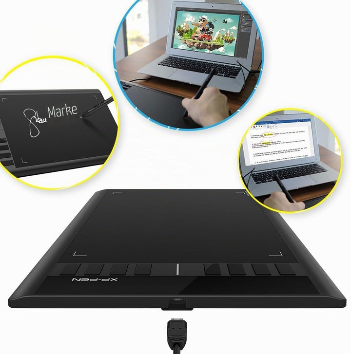 XP-PEN Star 03 V2 Grafiktablett, 10''x6 Zeichentablett, 8192 Druckstufen, 266RPS OSU Tablet, Zeichen