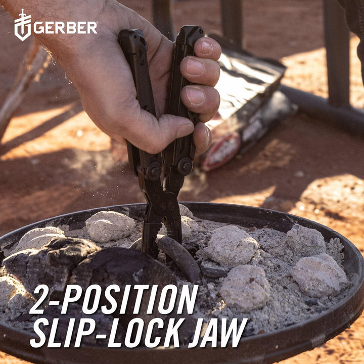 Gerber Multi-Tool mit 12 Funktionen, Dual Force, Inklusive Holster, Mit Einhandöffnung und Frame-Loc