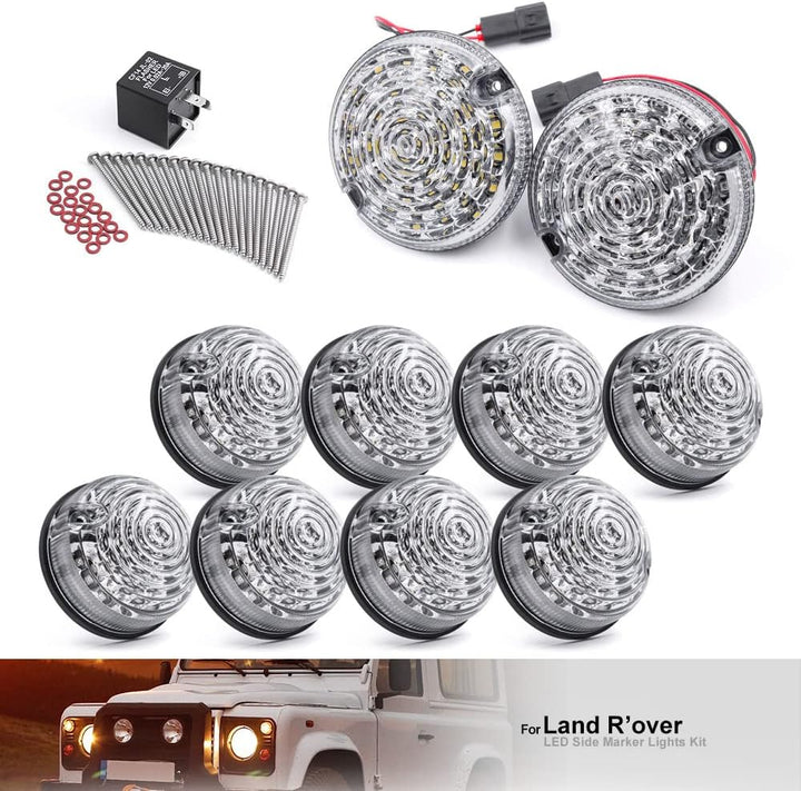 NSLUMO 10 Stück die Kompletten Lichtkits Anzeige Hinten Rückleuchte Nebel & Rückwärts & Vorderseite
