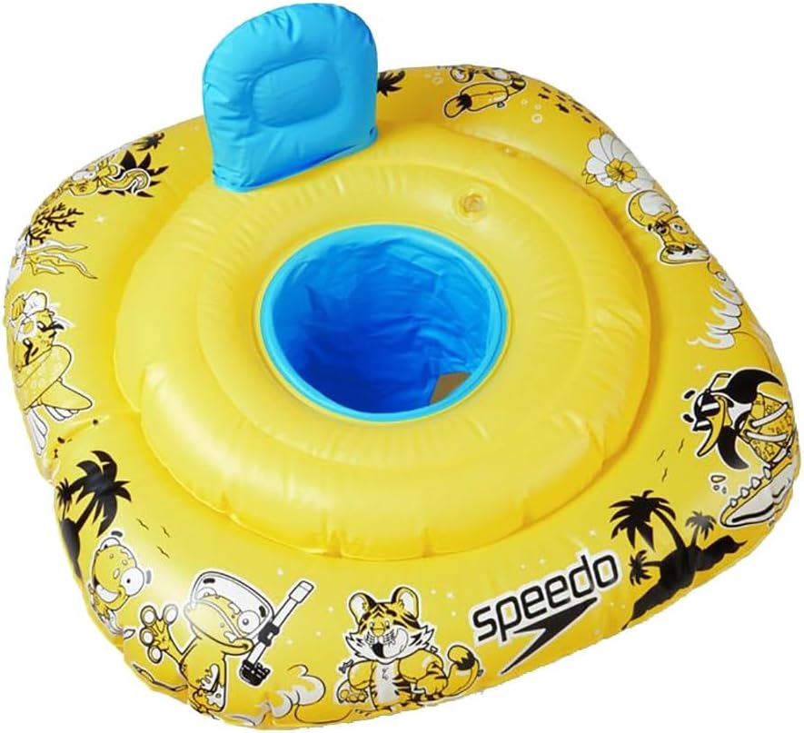 Speedo Unisex Kinder Infant Seasquad Schwimmsitz 1-2 Jahr alt Gelb/Schwarz, 1-2 Jahr alt Gelb/Schwar