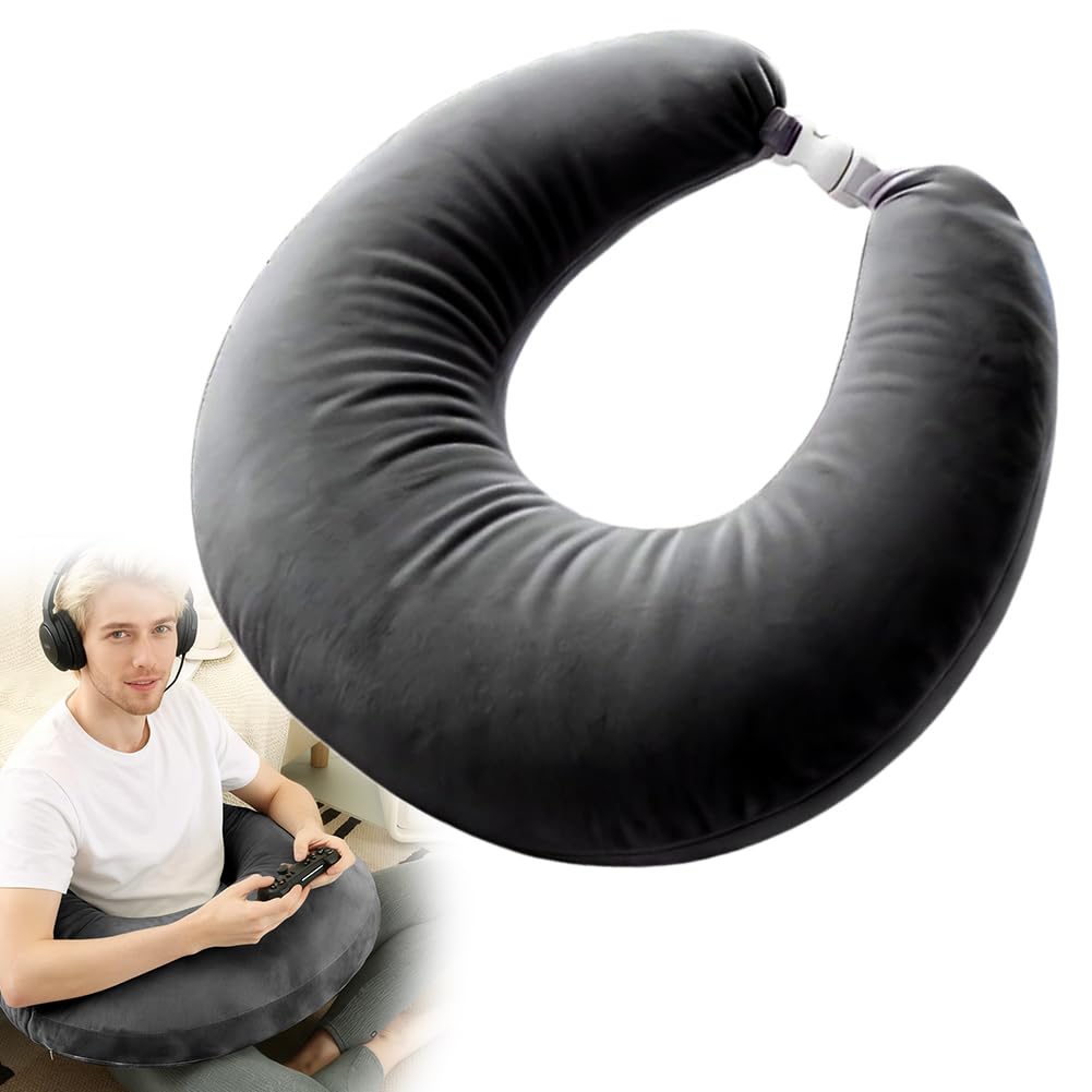 Lesekissen für Gaming, Armlehne Unterstützung Bücherkissen, U-förmiges Lap Kissen Ergonomisches Crea