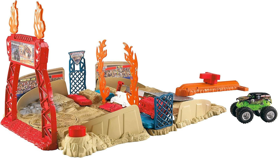 Mattel R1797-9993 - Hot Wheels Monster Jam Final Stunt Stadium