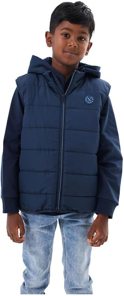 NAME IT Jungen Nkmmylane Vest Noos Pufferweste 146 Dark Sapphire, 146 Dark Sapphire