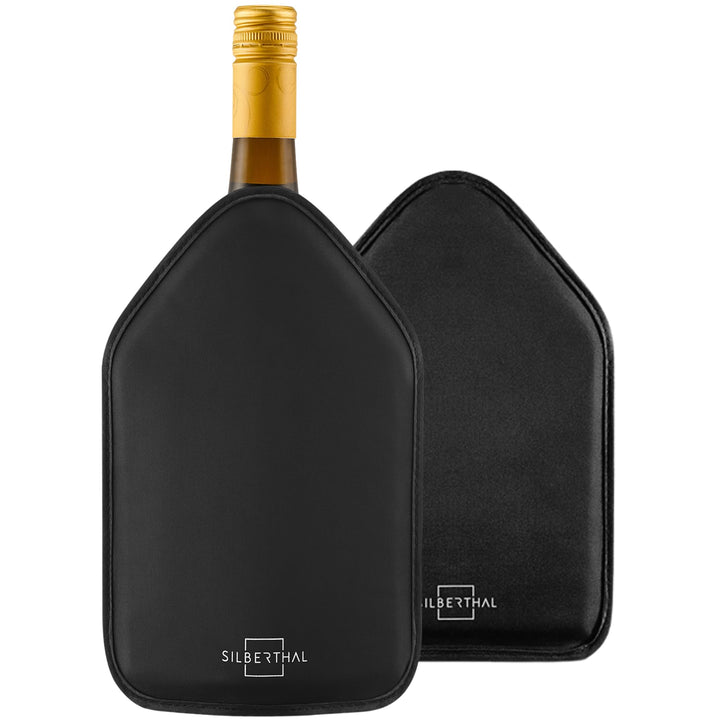 SILBERTHAL Weinmanschette für Flaschen 2er Set - Flaschenkühler für Wein, Sekt & Champagner - Kühlma