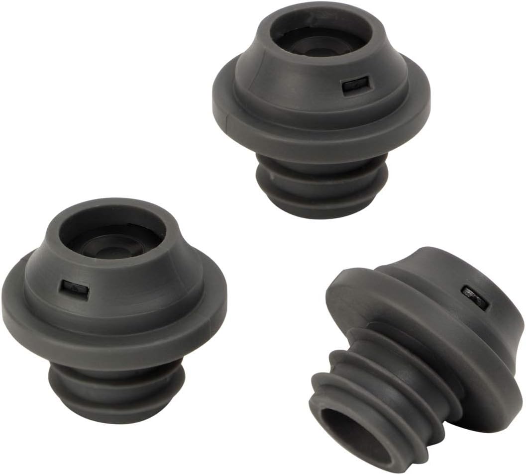 Le Creuset, Weinpumpen-Set inkl. 3 Verschlüssen, Weinkonservierung, Metall, Zamak, WA 137, 590140130