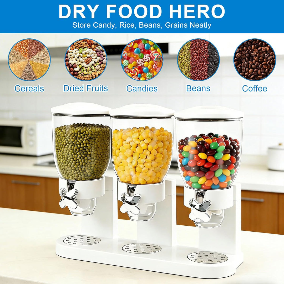 Cereal Dispenser Countertop 2L, Luftdichter Müslispender für die Organisation des Küchenvorratsraums