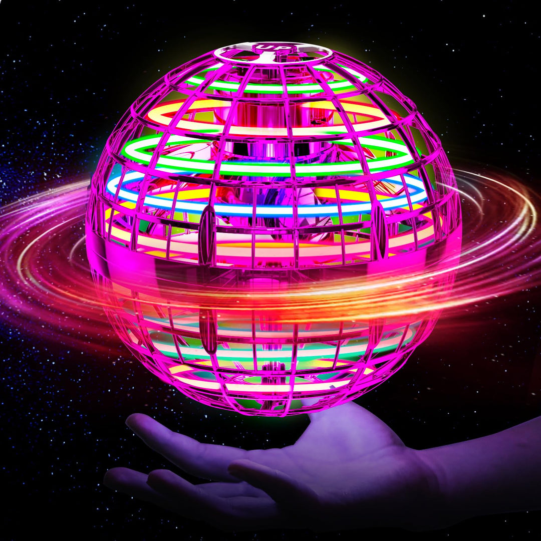 Ivtivfu Fliegender Ball (Rosa), Flying Spinner, Magic Hover Schwebe Ball, Magischer Ball, Zauberball