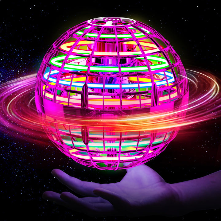 Ivtivfu Fliegender Ball (Rosa), Flying Spinner, Magic Hover Schwebe Ball, Magischer Ball, Zauberball