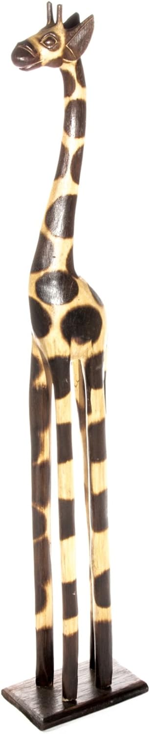 3 er Set 80cm 60cm 40cm Holz Holzgiraffen Familie Holzgiraffe Giraffe Afrika Stil GH, 3 Er Set 80cm