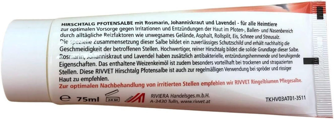 HIRSCHTALG PFOTENSALBE 75 Milliliter