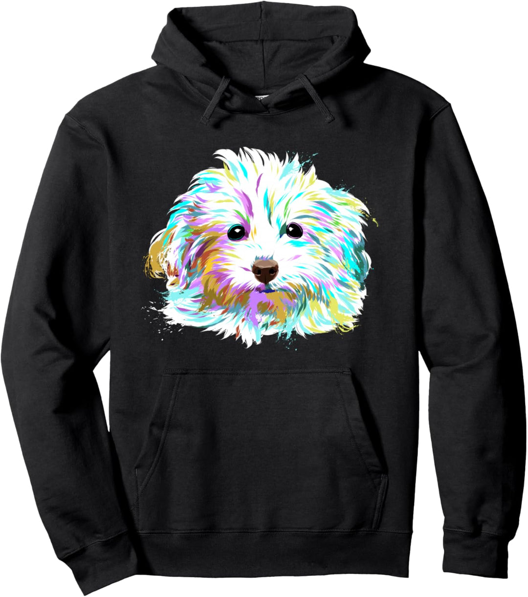 Splash Hund Maltipoo Pullover Hoodie