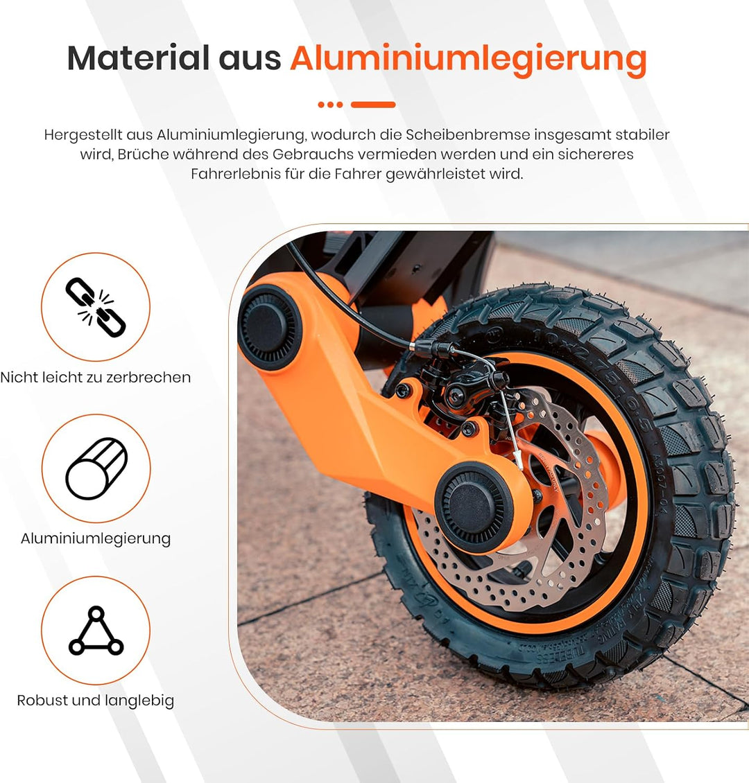 Bremse Scooter Bremssattel vordere Scheibenbremse Scheibenbremse Links vorne und Links hinten für Ku