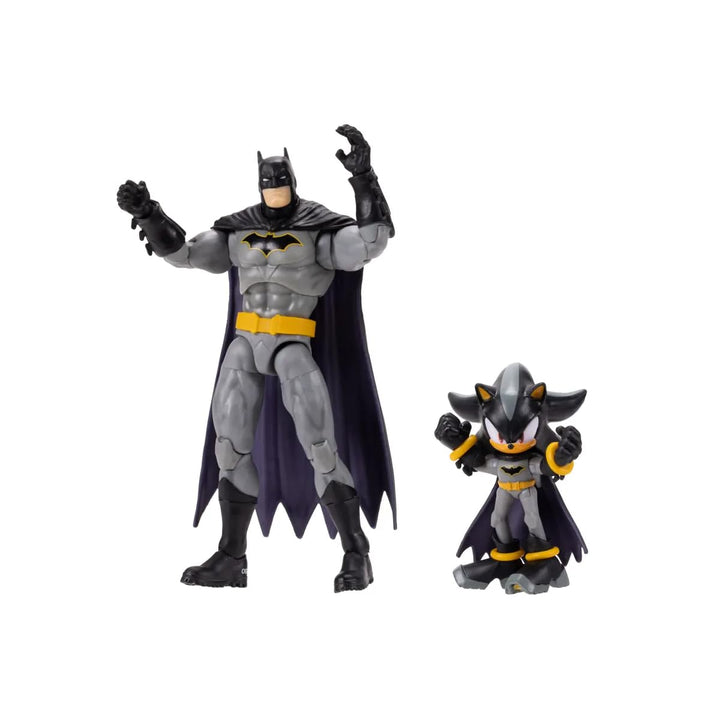 Sonic The Hedgehog DC x Sonic Shadow als Batman und Batman Actionfiguren-Multipack, Jakks Pacific, e