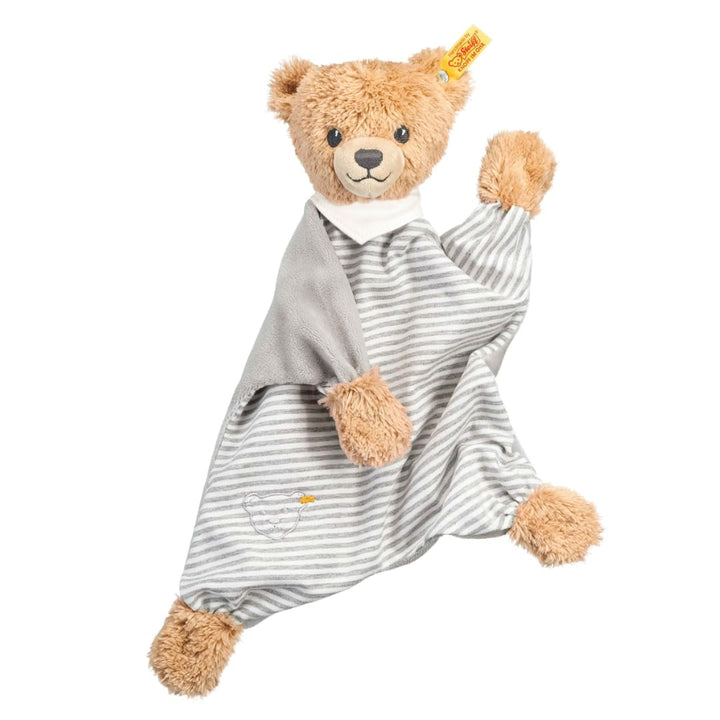 Steiff Kuscheltier Schlaf-gut-Bär Schmusetuch, Süsses Stofftier, Jungen, Mädchen & Babys ab 0 Monate