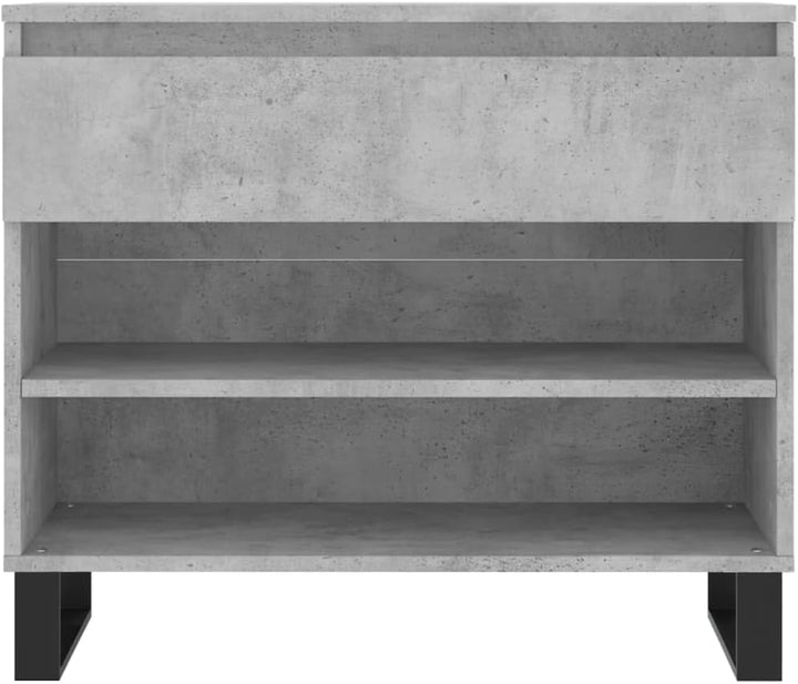 vidaXL Schuhregal, Schuhschrank mit Metallbeinen, Schuhaufbewahrung mit viel Stauraum, Flur Schrank
