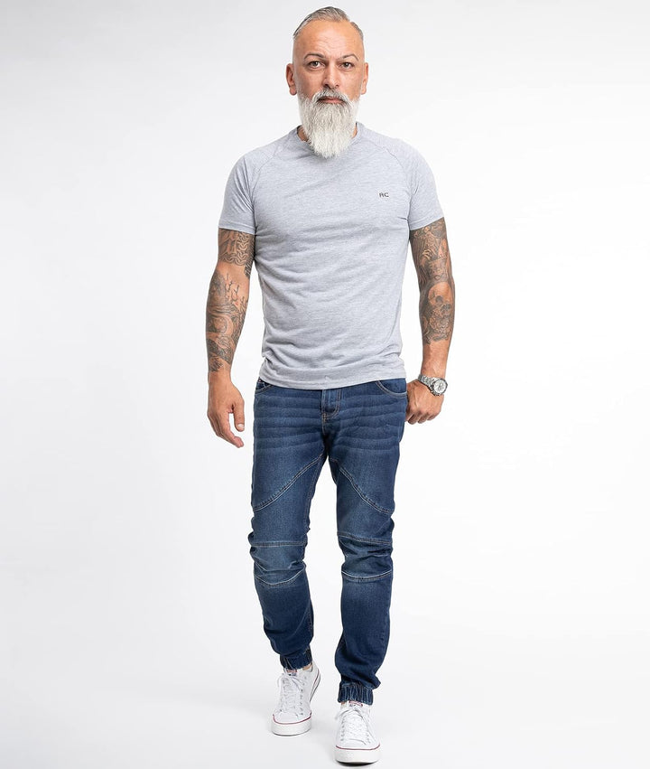 Rock Creek Herren Jeans Hose Tapered Fit M74 33W / 30L Rc-2183-blau, 33W / 30L Rc-2183-blau