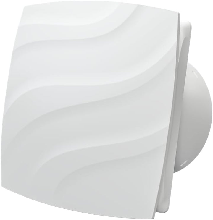 Vlano ALTO Badlüfter, WC Ventilator, Standard, Quick-Fix System, ohne Bohren, 100 mm oder 120 mm, 95