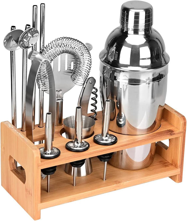 Lychee Professionelles Edelstahl Cocktailshaker(12-TLG)/Premium Cocktail Shaker Set/Cocktailshaker/P