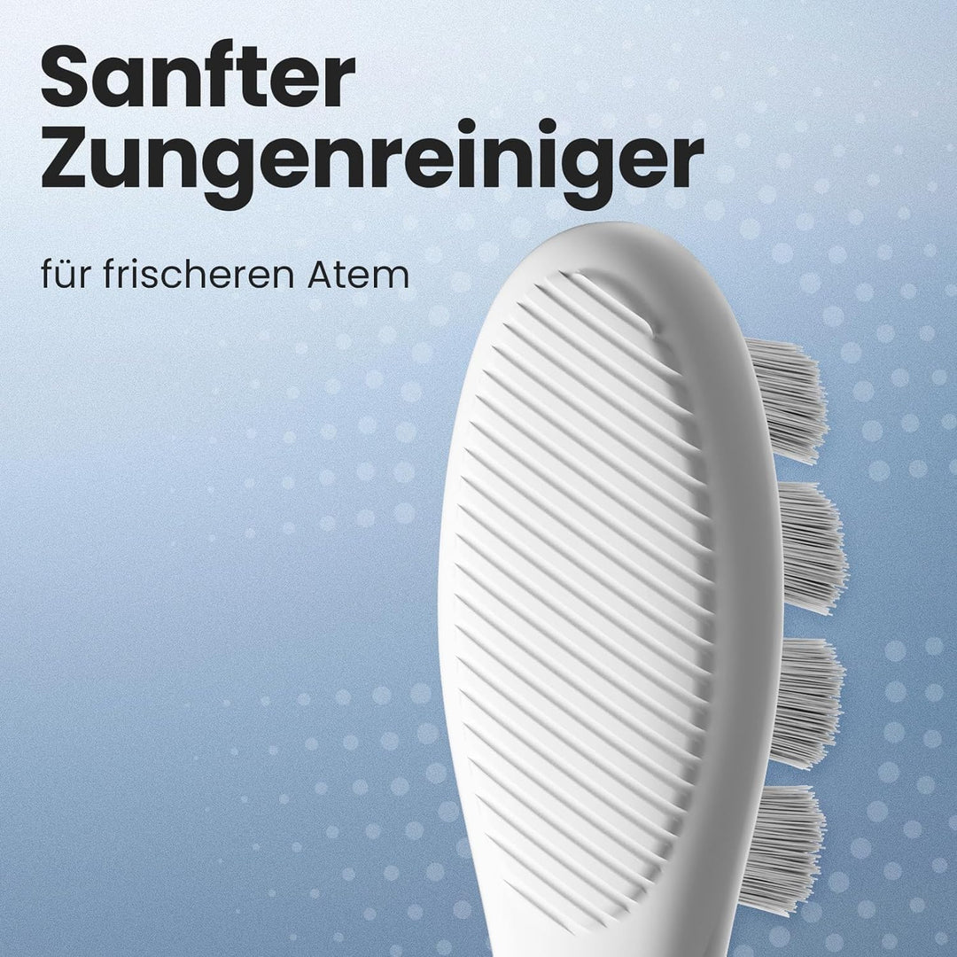 Oclean Bürstenköpfe Professional Clean 4 pack, Zahnbürstenköpfe mit DuPont Borsten für Oclean Elektr