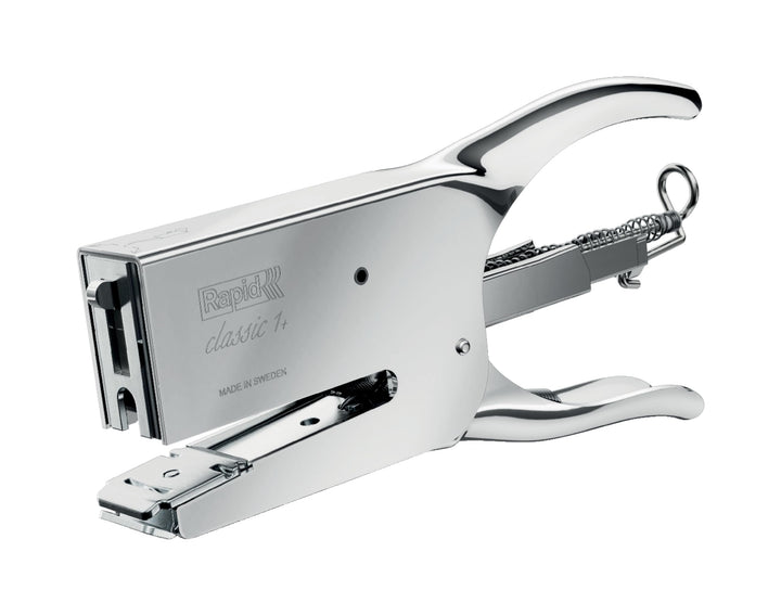 Rapid 10510602 Heftzange K1, Metall, 50 Blatt, Heftklammerntyp 26, chrom Chrom chrome, Chrom chrome