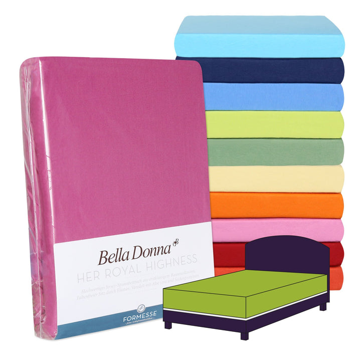 Formesse Bella Donna Boxspring Spannbettlaken Alto carminrot, 140x200-160x220 cm
