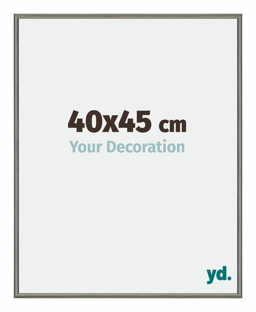 yd. Your Decoration - Bilderrahmen 40x45 cm - Bilderrahmen aus Aluminium mit Acrylglas - Antireflex