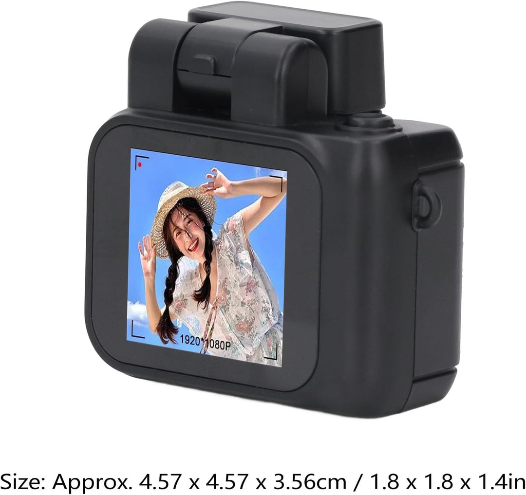 Mi NI Schlüsselanhänger Kamera, Kleine Daumengrosse CDD Digitalkamera 1080P HD 2 MP für Studenten un