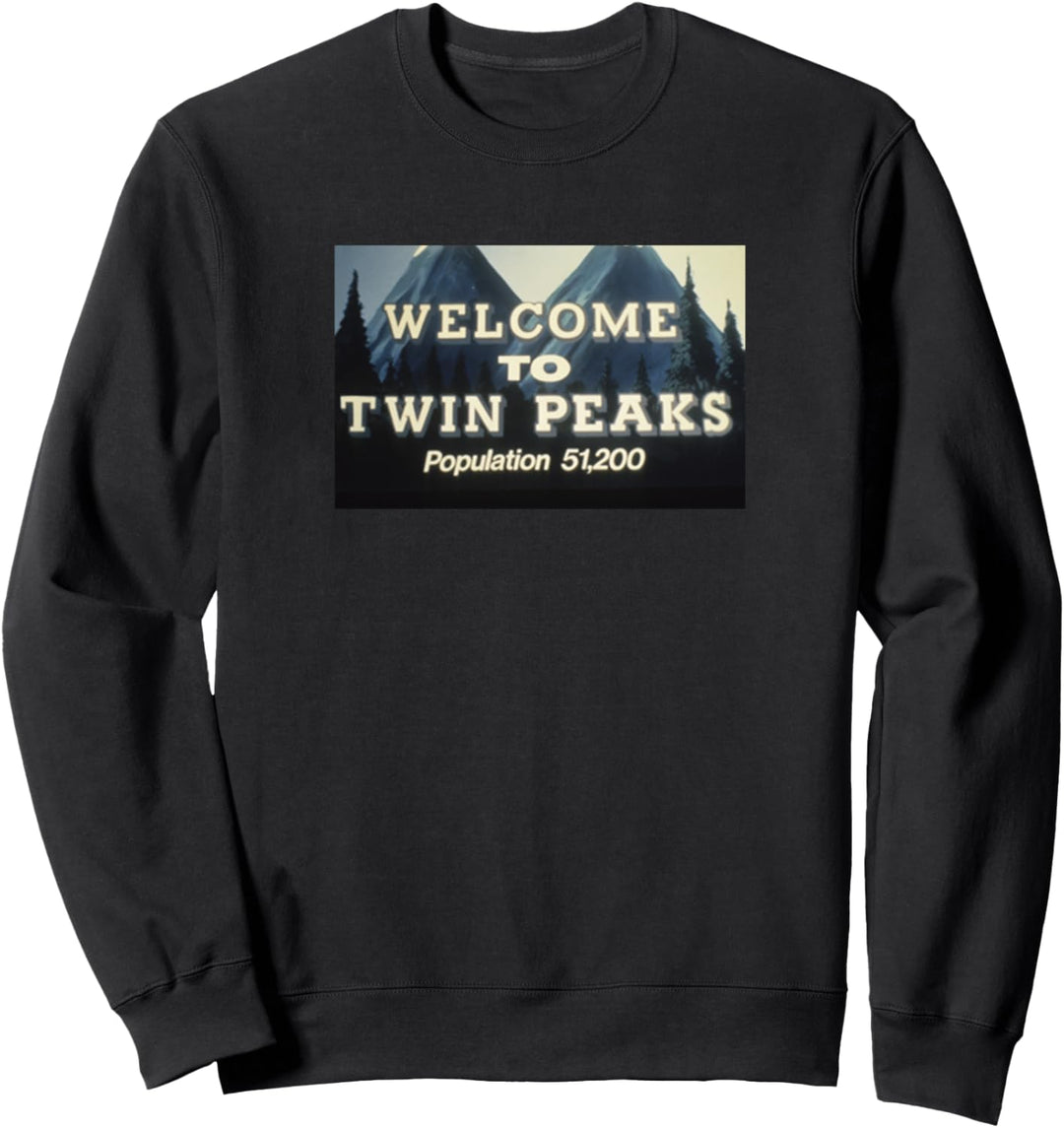 Twin Peaks Welcome To Twin Peaks Population Sign Sweatshirt