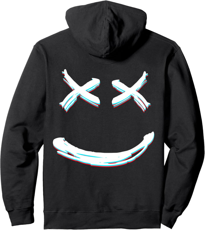 X Eyed Smile Gesicht | X Eyes Pullover Hoodie
