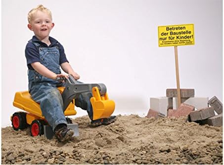 Wader Quality Toys Megabagger (Sitzbagger) Mehrfarbig, Mehrfarbig