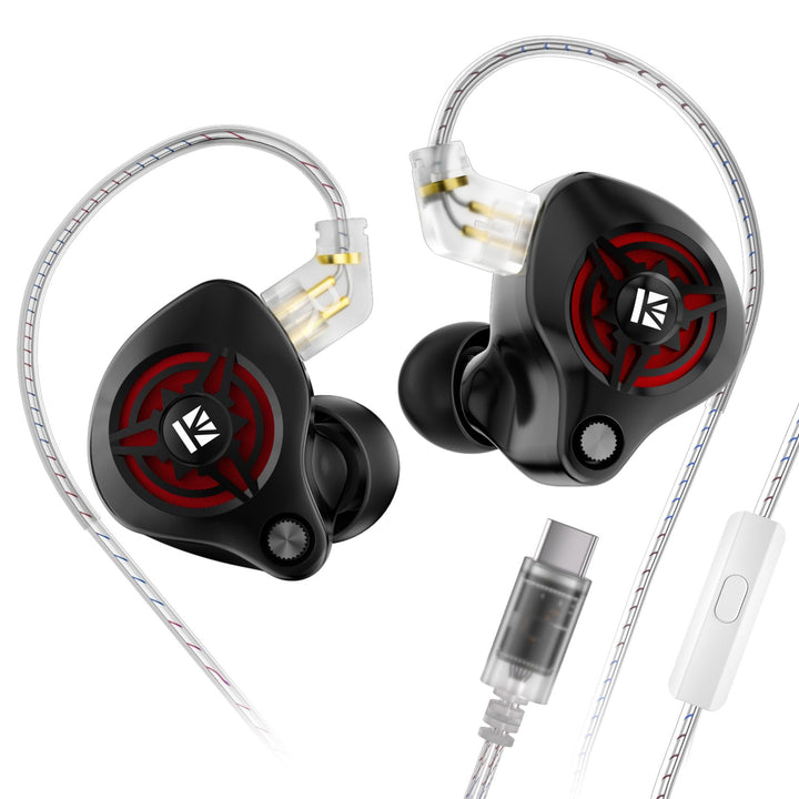 Yinyoo KBEAR BK1 USB-C Gaming-Ohrhörer mit Mikrofon, 10mm Dynamic Driver USB-C Kopfhörer für FPS-Spi