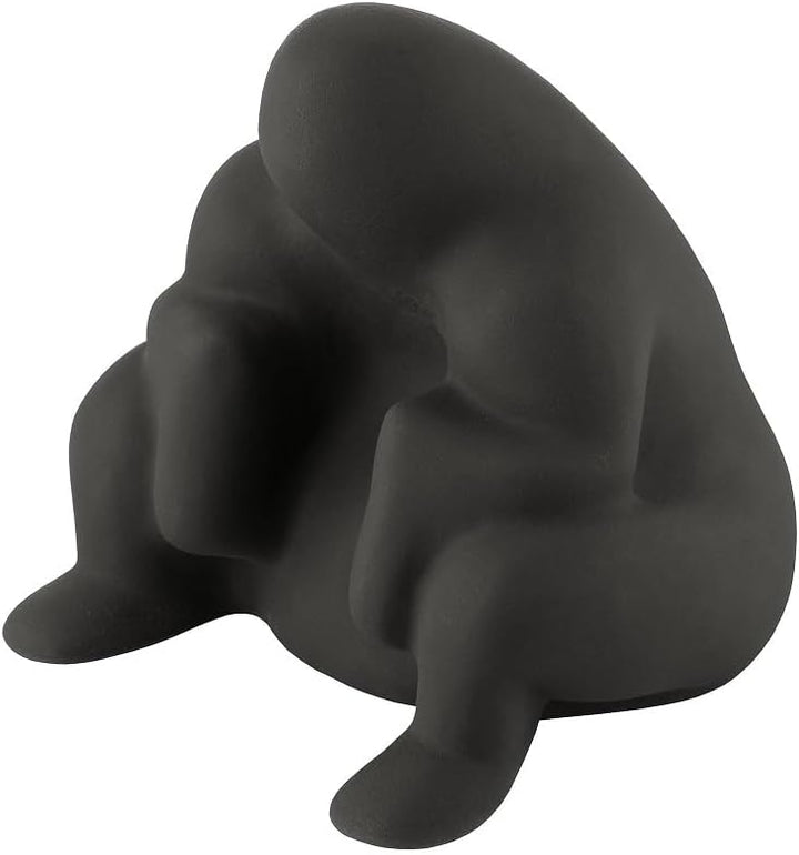 Alessi Dédé PS18 B - Design Türstopper aus Thermoplastischem Harz, Schwarz, One Size
