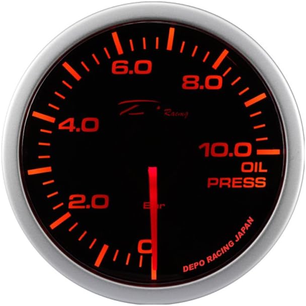 Depo Racing WA-Series Instrument - Öldrück 0,0>10,0 bar - 52mm