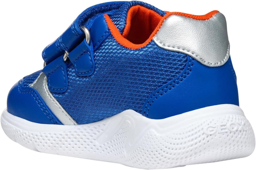 Geox Baby - Jungen B Sprintye Boy BSneakers 20 EU Royal Orange, 20 EU Royal Orange