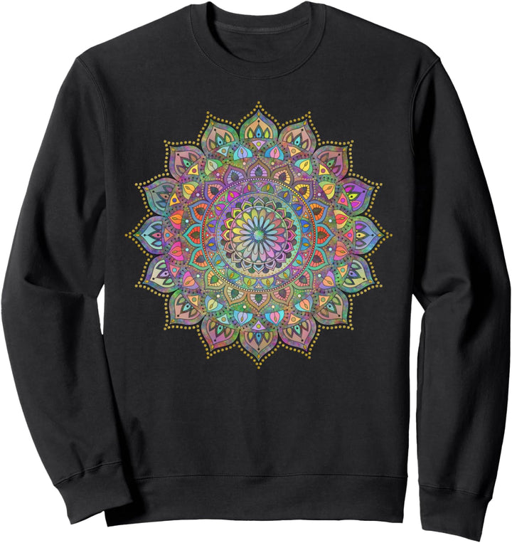 Classy Colorful Mandala India Style 1 - Fan Fun Sweatshirt