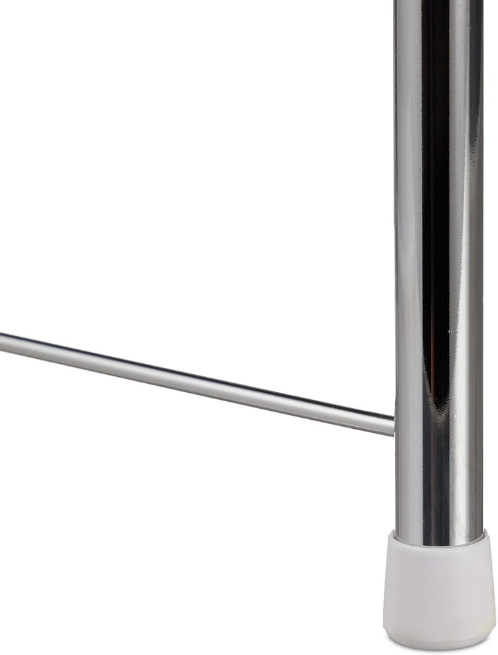 Relaxdays Spülbeckenregal mit Küchenrollenhalter, Küchenregal mit Korb, Metall, H x B x T: 32 x 94 x