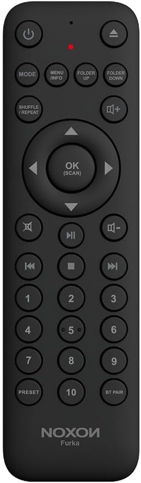 Noxon Furka Silber-Schwarz - DAB+, CD, UKW, Bluetooth, USB, AUX-IN, Stereo, Kopfhöreranschluss Silbe