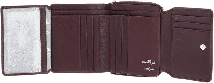 Golden Head Madrid RFID Protect Zipped Billfold Coin Wallet Amarone Amarone Einheitsgrösse, Amarone