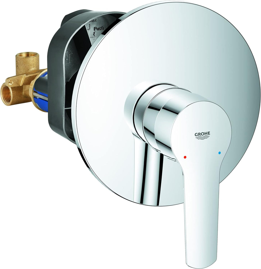GROHE QUICKFIX Start - Einhand-Brausearmatur (Wandmontage, Fertigmontageset, langlebige Oberfläche),