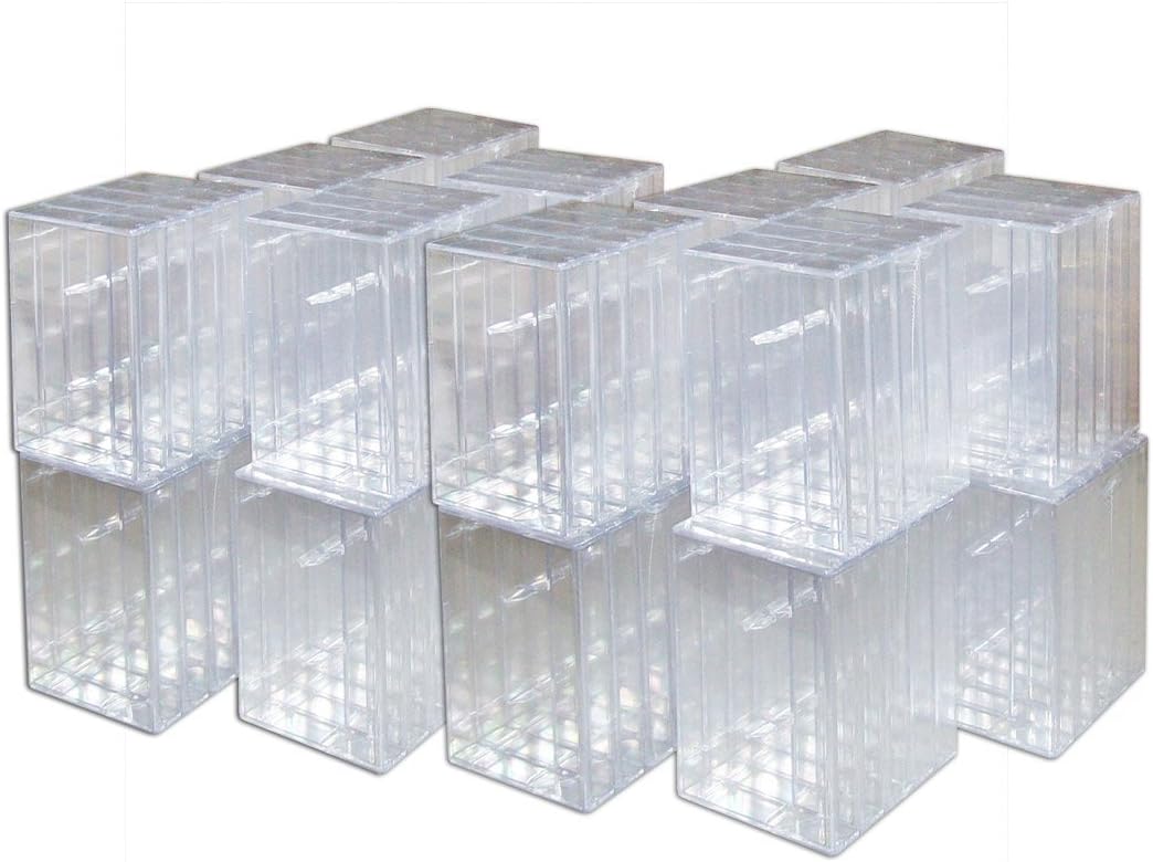 Musik-Cassettenhüllen/Leerhüllen, MC-Kassetten-Hüllen, transparent-hochklar (100 Stück)
