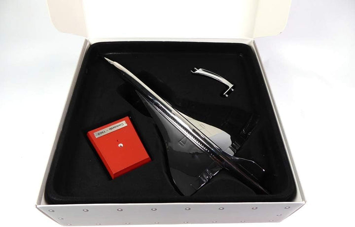 OPO 10 - Luft - und Raumfahrt Concorde 1969 Massstab 1/200 (30 cm) Silber - Flugzeugatlas Silver Cla
