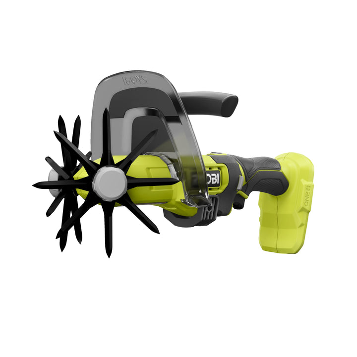 RYOBI 18 V ONE+ Akku-Kompakt-Kultivator RY18HCA-0 (5 cm Arbeitstiefe und 12 cm Arbeitsbreite, 5 cm A