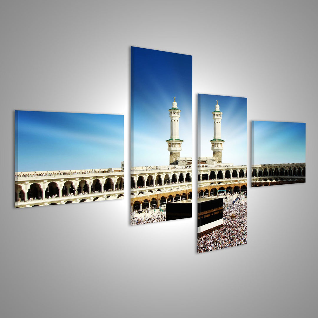 islandburner Bild auf Leinwand Kaaba Mekka Saudi Arabien Wandbild Poster Kunstdruck Bilder Format: 1