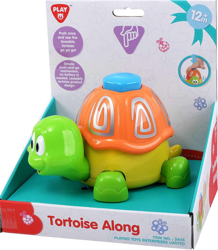PLAY Krabbeltier Schildkröte Baby Motorik Krabbelspielzeug +12M
