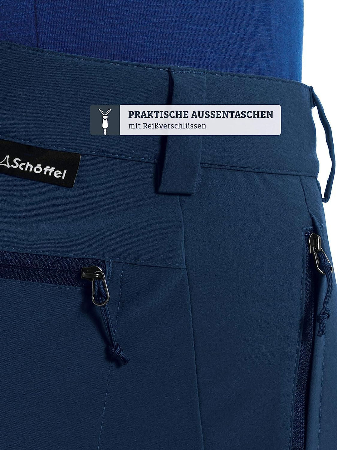 Schöffel Herren Pants Folkstone Zip Off, vielseitige Herren Hose mit Zip-Off Funktion, leichte Wande