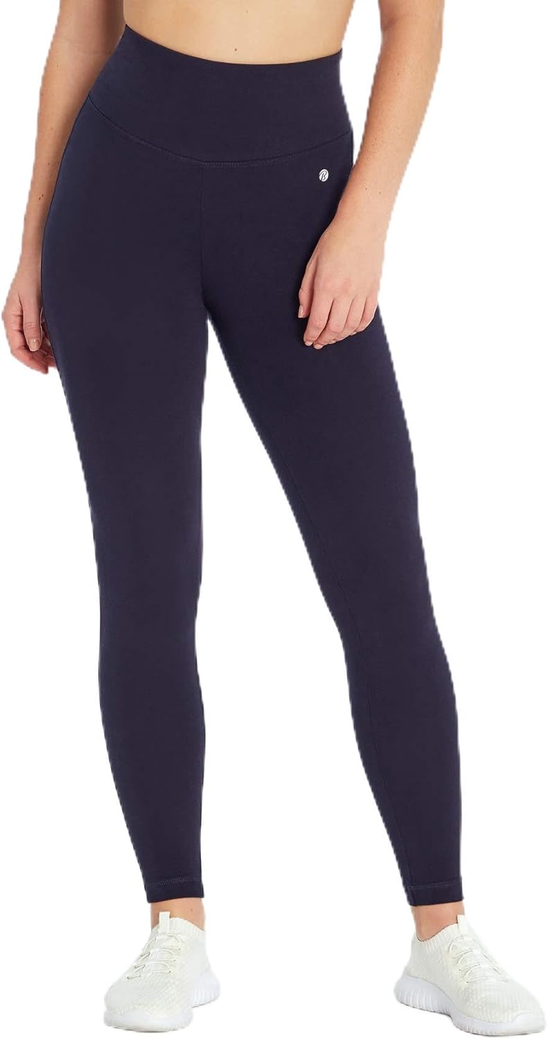 Bally Total Fitness Damen Mid Rise Tummy Control Legging knöchellange S Midnight Blue, S Midnight Bl