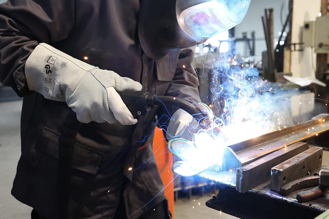 strongAnt Granada-Long Schweisserhandschuhe aus Rindnarbenleder Arbeitshandschuhe auch fürs Grillen