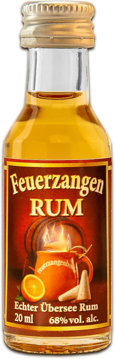 Feuerzangentasse 1er-Set, mit Rum, Rot/Hanse Feuer - für Feuerzangenbowle Rot / Hanse Feuer, Rot / H
